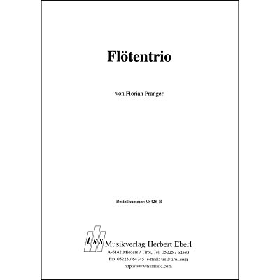 F.  Pranger: Flötentrio, 3Fl (Pa+St)