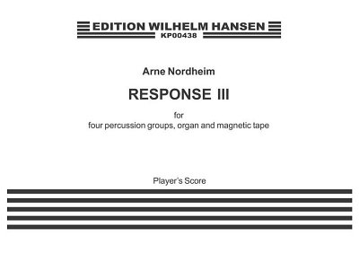 A. Nordheim: Response 3, Org