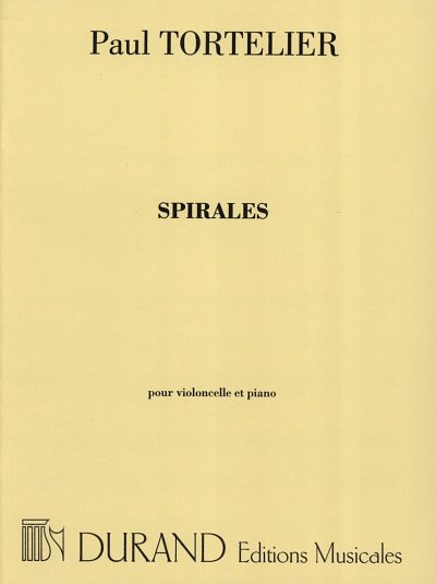 P. Tortelier: Spirales Vlc-Piano (Part.)