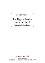 H. Purcell: I will give thanks unto , Barockens (PaSts(Str))