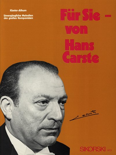 Carste Hans: Fuer Sie - Von