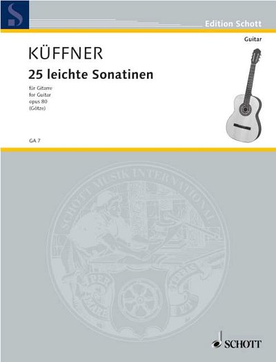 DL: J. Küffner: 25 leichte Sonatinen, Git