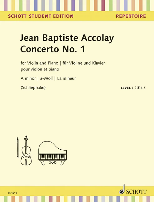 DL: J.-B. Accolay: Concerto No. 1, VlKlav (0)