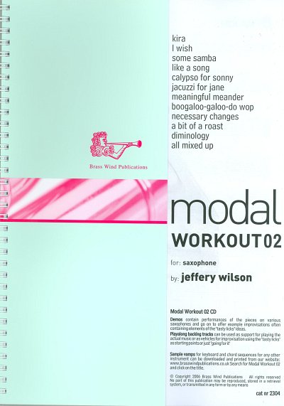 J. Wilson: Modal Workout 02, Sax (Bu+CD)