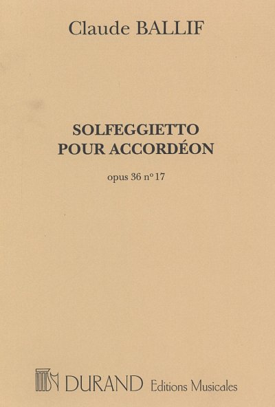 Solfegi.N 17 Accordeon , Akk (Part.)