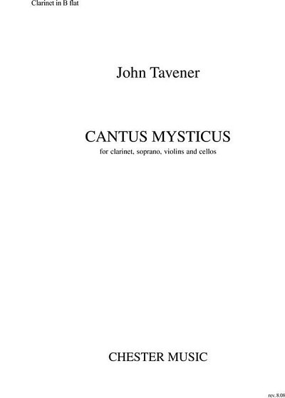 J. Tavener: Cantus Mysticus (Clarinet Part)