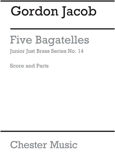 G. Jacob: Five Bagatelles, Varblens4 (Pa+St)
