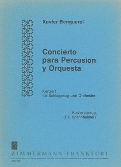 Benguerel Xavier: Concierto para Percusion y Orquesta