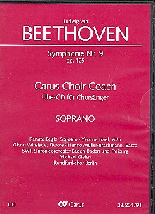 L. v. Beethoven: Symphonie Nr. 9. o, 4GesGchOrch (CD Sopran)