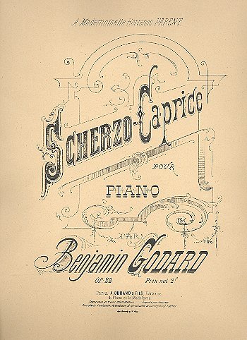 B. Godard: Scherzo Caprice Piano , Klav