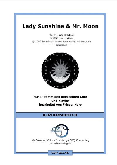 H. Gietz: Lady Sunshine & Mr. Moon, GchKlav (Klavpa)