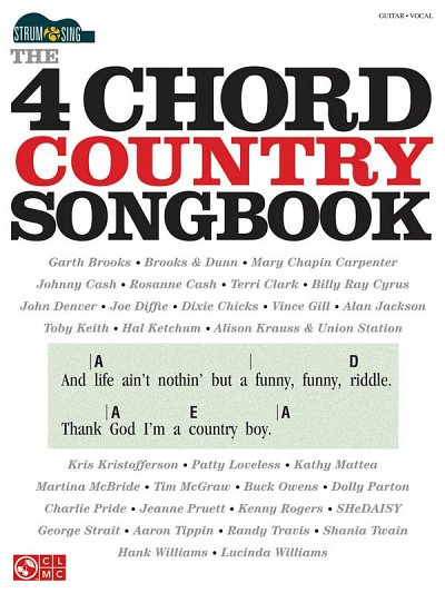 The 4-Chord Country Songbook - Strum & Sing, Git