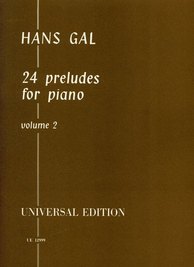 H. Gál: 24 Präludien op. 83 Band 2