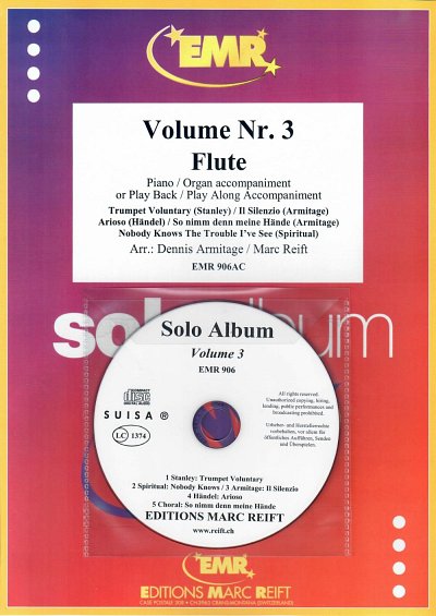 M. Reift: Solo Album Volume 03, FlKlav/Org (+CD)
