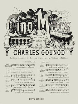 C. Gounod: Cinq Mars : Nuit Resplendissa, GesMezOrch (Pa+St)