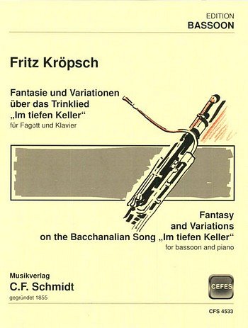 F. Kroepsch: Fantasie und Variationen üb, FagKlav (KlavpaSt)