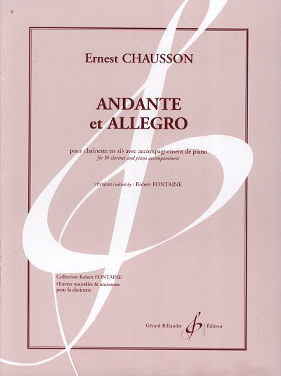 E. Chausson: Andante Et Allegro, KlarKlv (KlavpaSt)
