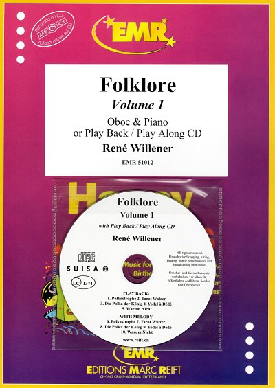 R. Willener: Folklore Volume 1, ObKlav (+CD)