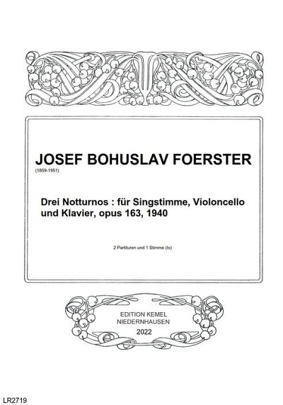 J.B. Foerster: Drei Notturnos, GesVcKla (2PartSt)