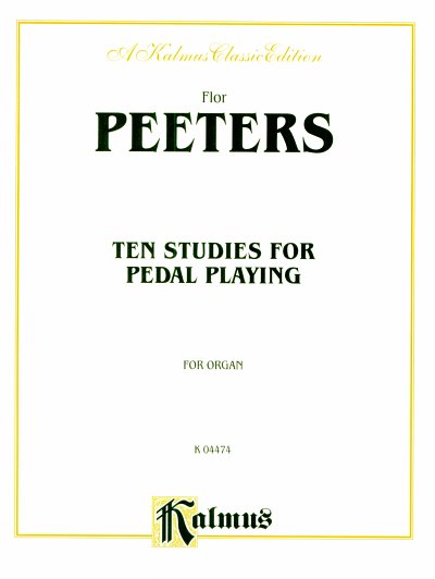 AQ: F. Peeters: Ten Studies for Pedal Playing, Org (B-Ware)