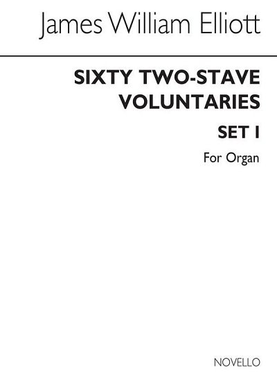 Sixty 2-Stave Voluntaries For Harmonium Set 1, Org