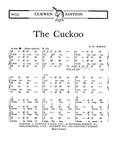 The Cuckoo Tonic