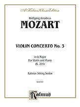 DL: Mozart: Violin Concerto No. 3 in G Major, K.216