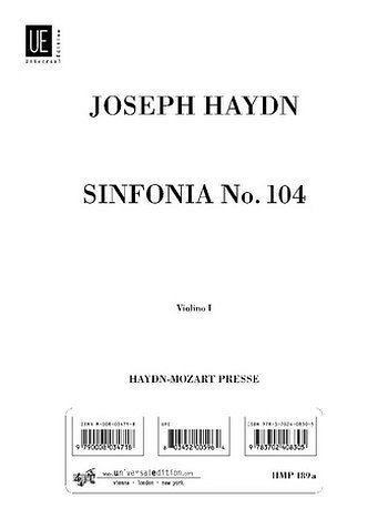 J. Haydn: Sinfonia Nr. 104 D-Dur Hob. I:104, Sinfo (Vl1)