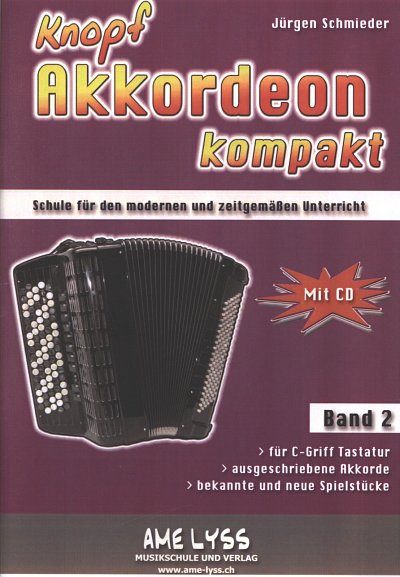 J. Schmieder: Knopfakkordeon kompakt 2, Akk (+CD)