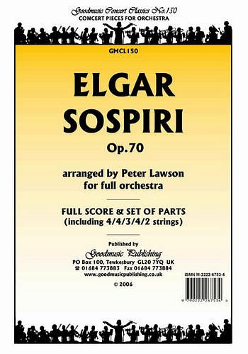 E. Elgar: Sospiri Op.70, Sinfo (Pa+St)