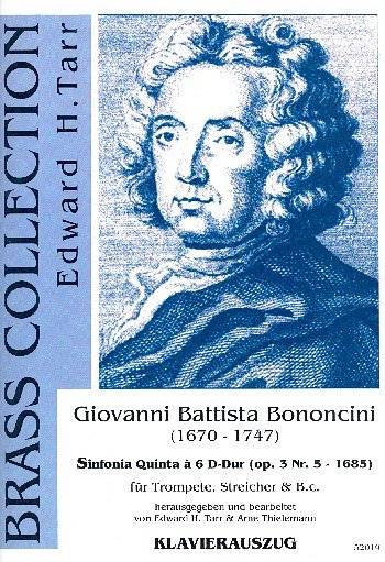 G. Bononcini: Sinfonia Quinta à 6 D-Dur op., TrpStrBc (KASt)