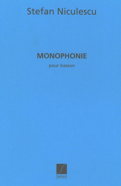Monophonie Basson Seul , Fag (Part.)