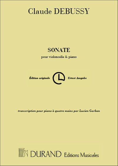 C. Debussy: Sonate Vlc-Piano 4 Mains , Klav4m (Sppa)