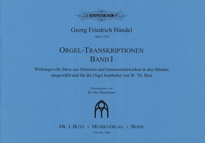 G.F. Händel: Orgel - Transkriptionen 1, Org