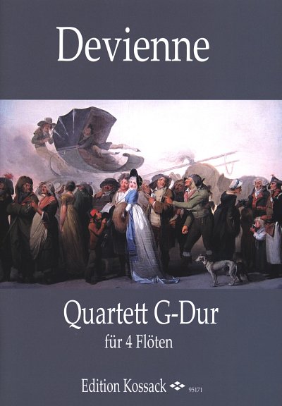 F. Devienne: Quartett G-Dur, 4Fl (Pa+St)