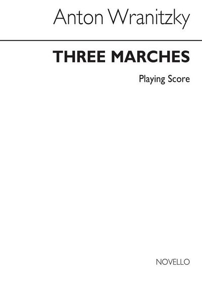 A. Wranitzky: Three Marches for Three Clarinet, Klar (Part.)