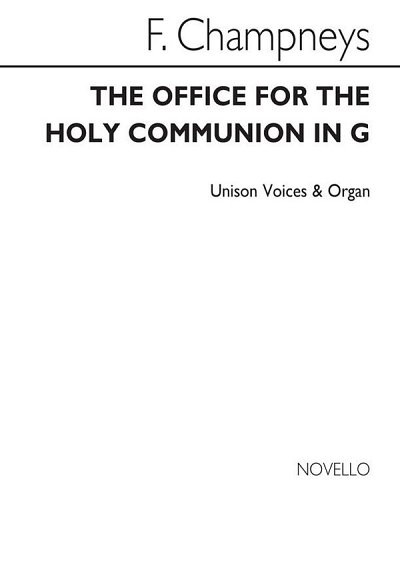The Office For The Holy Communion In G, Ch1Org (Chpa)