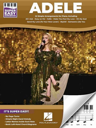 Adele - Super Easy Songbook, Klav