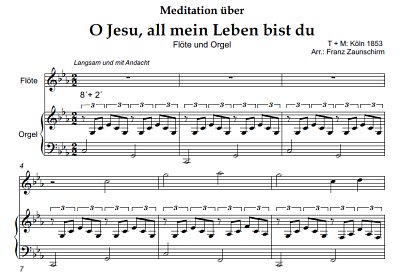 DL: (Traditional): O Jesu, all mein Leben bist d, FlOrg (Par