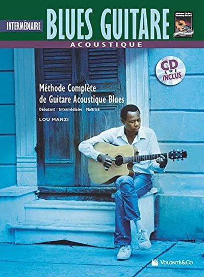 L. Manzi: Blues Guitare Acoustique - Intermédiair, Git (+CD)