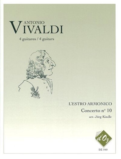 A. Vivaldi: L'Estro Armonico, Concerto no 10, , 4Git (Pa+St)