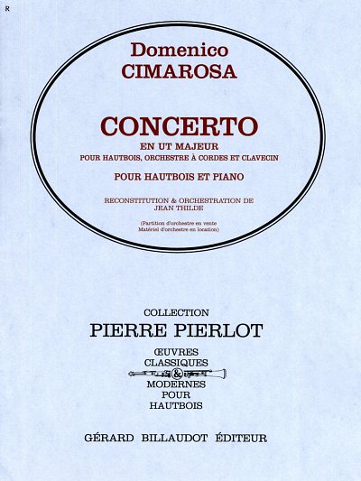 D. Cimarosa: Concerto En Ut Majeur, ObKlav (KlavpaSt)