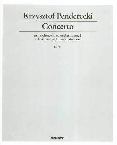 K. Penderecki: Concerto , VcOrch (KASt)