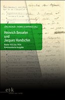 J. Büchler: Heinrich Besseler und Jacques Handschin