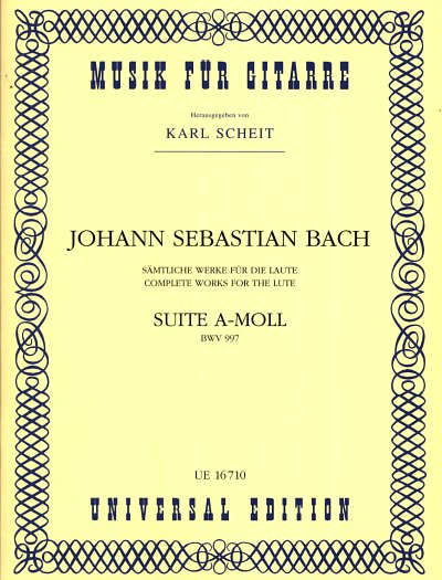 J.S. Bach: Suite a-Moll BWV 997, Git