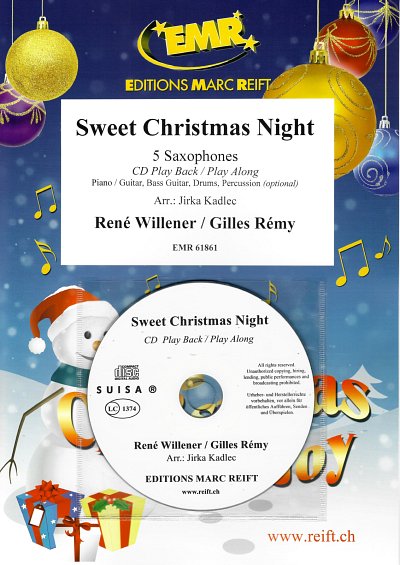 R. Willener: Sweet Christmas Night, 5Sax (+CD)