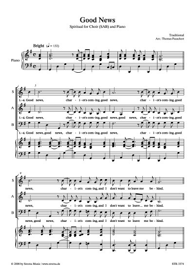 DL: Good News Spiritual fuer Chor und Klavier