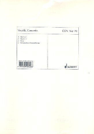 A. Vivaldi: Concerto F-Dur PV 278  (Stsatz)
