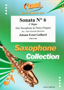 J.E. Galliard: Sonata N° 6 in C major, AsaxKlaOrg