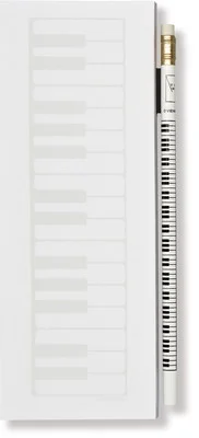 Notizblock mit Bleistift magnetisch Tastatur (0)